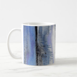 Blauwe grijze Abstracte Mok