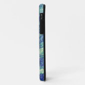 Blauwe grijze achtergrond Case-Mate iPhone case (Achterkant/links)