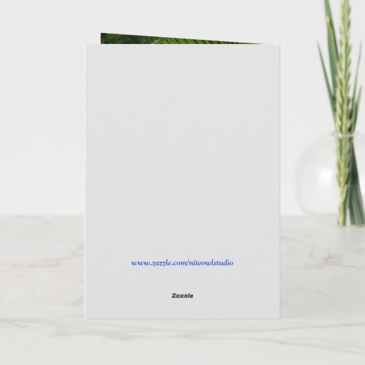 Blauwe, Grijze Bloemen, Harten Bruiloft Dank u kaa Bedankkaart (Achterkant)