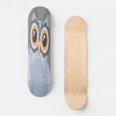 Blauwe grijze boomskateboard skateboard (Voorkant)