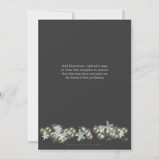 Blauwe grijze bruiloft verloving kaart (Achterkant)