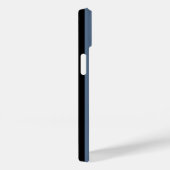 Blauwe grijze en zwarte strepen Case-Mate iPhone case (Achterkant / Rechts)