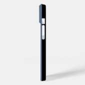 Blauwe grijze en zwarte strepen Case-Mate iPhone case (Achterkant / Links)