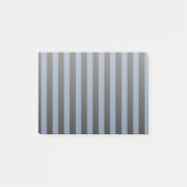 Blauwe grijze en zwarte strepen post-it® notes (Voorkant)