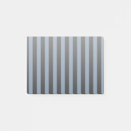 Blauwe grijze en zwarte strepen post-it® notes
