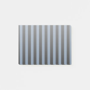 Blauwe grijze en zwarte strepen post-it® notes