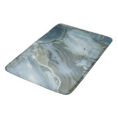 Blauwe grijze marmer met goudvein badmat (Gekanteld)