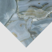 Blauwe grijze marmer met goudvein tissuepapier (Detail)