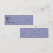 Blauwe grijze muur mini visitekaartje (Voorkant / Achterkant)