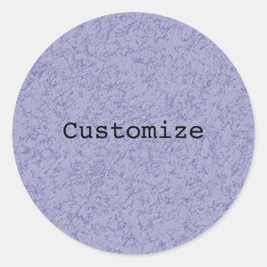 Blauwe grijze muur - Sjabloon Ronde Sticker (Voorkant)