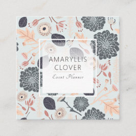 Blauwe grijze perzand voor speelvolle mixen geslee vierkante visitekaartje