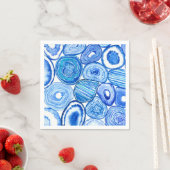 Blauwe grijze plakken servet (Insitu)