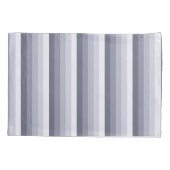 Blauwe grijze schaduwstrepen kussensloop (Achterkant)
