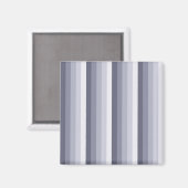 Blauwe grijze schaduwstrepen magneet (Voorkant / Achterkant)