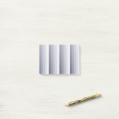 Blauwe grijze schaduwstrepen post-it® notes (Op bureau)