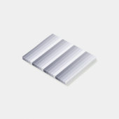 Blauwe grijze schaduwstrepen post-it® notes (Schuin)
