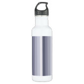 Blauwe grijze schaduwstrepen waterfles (Voorkant)