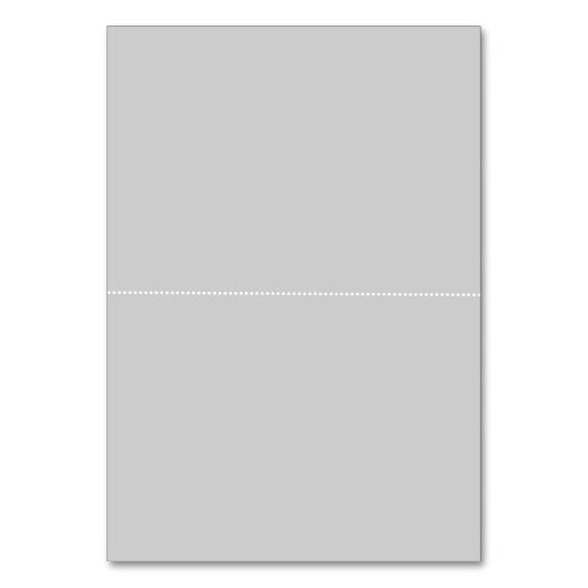 Blauwe, grijze sneeuwvlokken bruiloft gevouwen pla kaart (Achterkant)