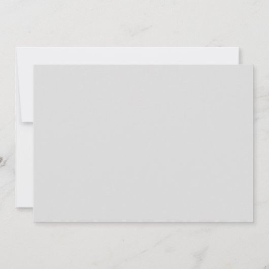 Blauwe grijze strepen bewaren de datum kaart (Achterkant)