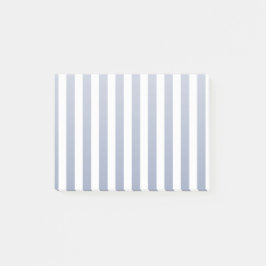 Blauwe grijze strepen en witte snoepjes post-it® notes