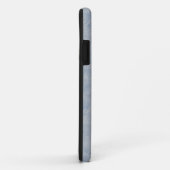 Blauwe/grijze textuur Case-Mate iPhone case (Achterkant/rechts)