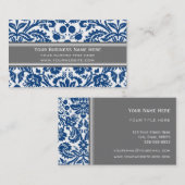 Blauwe grijze Visitekaartjes (Voorkant / Achterkant)