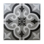 blauwe grijze vloertegels  tegeltje (Voorkant)