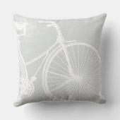 Blauwe grijze witte fiets kussen (Achterkant)