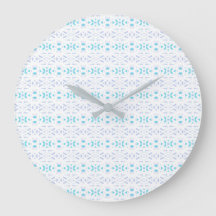 Blauwe grijze witte pasta Deco Pattern Baby Nurser