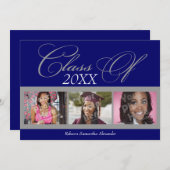 Blauwe/grijze zout 3 Aankondiging van het Foto Afs (Voorkant / Achterkant)