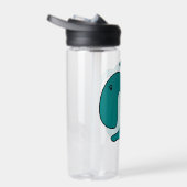 Blauwe grillige vis waterfles (Rechts)