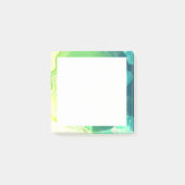 Blauwe Groene Abstracte Oceaan Post-it® Notes (Voorkant)