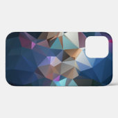 Blauwe groene Abstracte piramide Case-Mate iPhone Case (Achterkant (horizontaal))