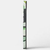 Blauwe groene Abstracte ventilatordozen Case-Mate iPhone Case (Achterkant / Links)