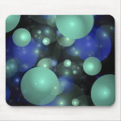 Blauwe & Groene Bellen Muismat (Voorkant)