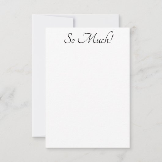 Blauwe groene bloemen bedankkaart (Achterkant)