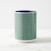 BLAUWE GROENE BREI Navy Combo Mok (Midden)