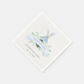 Blauwe groene bundel elke dag van de leeftijd servet (Hoek)