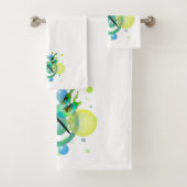 Blauwe groene dragonfly bad handdoek (Insitu)