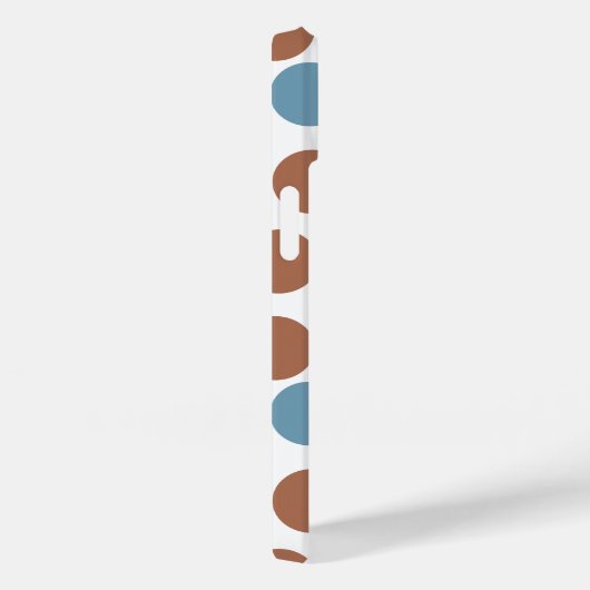 Blauwe, groene en bruine Stippen Case-Mate iPhone Case (Achterkant / Rechts)