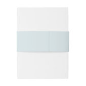 Blauwe groene eucalyptus Weddenschap Belly Ba Uitnodigingen Wikkel (Achterkant Voorbeeld)