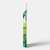 Blauwe groene Floral iPad-draagtas *pas aan* Case-Mate iPhone Case (Achterkant / Rechts)