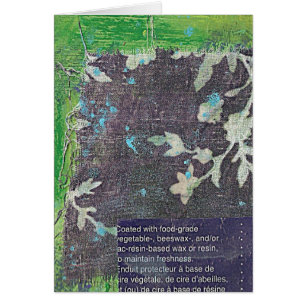 Blauwe groene gemengde media-collage