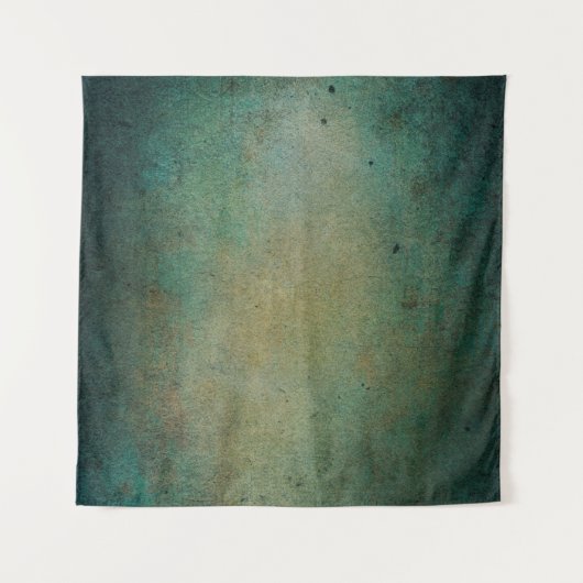 Blauwe groene gradiëntwand textuur wandkleed (Voorkant (horizontaal))