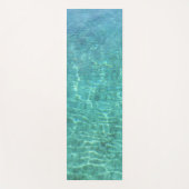 Blauwe groene kleur Zee Water Sjabloon Elegant Tre Yogamat (Voorkant)