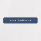 Blauwe groene kleurloze kleefetiketten van Kind Labels (Design 1)