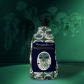 Blauwe groene kwal sling bag