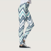 Blauwe/groene Leggings van de vrouw Chervron (Rechts)