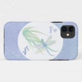 Blauwe, groene libel eten, slaap yoga Motivatie Case-Mate iPhone Case (Achterkant (horizontaal))