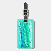 Blauwe/groene maui golf Thunder_Cove Bagagelabel (Voorkant verticaal)